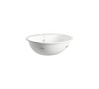 Lavabo encastré Laufen CLASSICS H517CL60001041 475 x 47,5 x 186 mm, rond, 1 trou de robinetterie, avec trop-plein, blanc