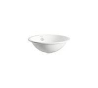 Lavabo encastré Laufen FORM H517FM30001091 400 x 400 x 140 mm, rond, sans perçage pour robinetterie, avec trop-plein, blanc