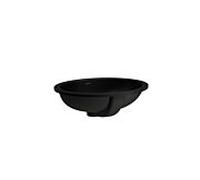 Lavabo encastré Laufen SAVOY H8189437161091 44,6 x 36,2 cm, à poser sous le lavabo, ovale, avec trop-plein, noir mat