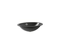 Lavabo encastré ovale Laufen FORM H513FM60191121 sans bonde ni bec, Fer foncé