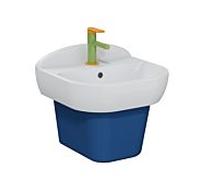 Lavabo enfant VitrA Sento 7350B003-0001, 45,5 x 40 cm, robinetterie centrale, blanc brillant, avec trop-plein