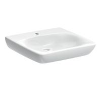 Lavabo Geberit Renova Comfort adapté PMR 55x55cm ss trop-plein Blc - GEBERIT 258557000