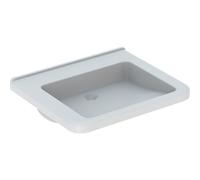 Lavabo Geberit Renova Comfort Square 65x55cm ss trou rob. ss trop-plein Blc - GEBERIT 128666000