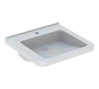 Lavabo Geberit Renova Comfort Square adapté PMR 55x52.5cm ss trop-plein Blc - GEBERIT 128557000