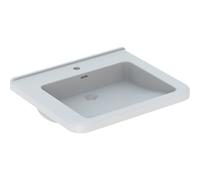 Lavabo Geberit Renova Comfort Square adapté PMR 65x55cm Blc - GEBERIT 128665000