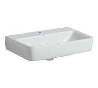 Lavabo Geberit Renova Compact 55 cm sans trop-plein avec trou de robinetterie - GEBERIT 502.998.00.1