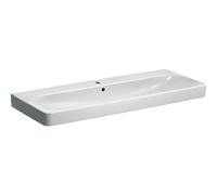 Lavabo Geberit Smyle Square avec trou de robinet et trop-plein 120x48x16.5cm blanc 500.226.01.1