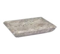 vidaXL Lavabo Gris 50x35x10 cm Marbre