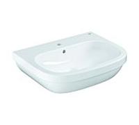 Lavabo Grohe Euro en céramique 3932300H 65cm, blanc alpin PureGuard / Hyper Clean, 1 trou robinetterie avec trop-plein