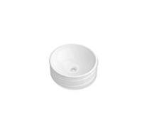 Lavabo Hewi DUO 950.11.002TJ Ø 42,6 cm, finition brillante, à poser, coloris uni, sans trou de robinetterie, sans trop-plein, blanc
