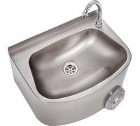 Lavabo KBS, forme semi-circulaire avec rebord surélevé, 480 x 350 x 220 mm, ø 3/4