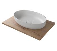 Lavabo Kolpa ALEXIS, modèle SOFT 550, en résine KERROCK 108, finition brillante