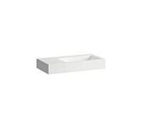Lavabo Laufen CLASSICS H510CL50001121 800 x 405 x 135 mm, sans plage de robinetterie, sans perçage pour robinetterie, sans trop-plein, blanc