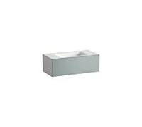 Lavabo Laufen FOLIO H580FO45211111 1004 x 500 x 350 mm, avec accoudoir, 1 vasque sans huile, Gris Fossile
