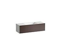 Lavabo Laufen FOLIO H580FO55231121 1254 x 450 x 350 mm, sans plage de robinetterie, sans perçage pour robinetterie, sans trop-plein, coloris : Terre