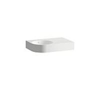 Lavabo Laufen FORM H510FM43991041 800 x 500 x 158 mm, tablette à droite, plage de robinetterie, 1 trou de robinetterie, trop-plein, blanc