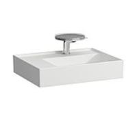 LAUFEN Kartell , 60x46cm, blanc mat, tablette à gauche, trou pour robinetterie 2000