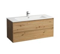 LAUFEN Pro S Set Lani Set complet 1200, lavabo, 1 trou de robinet, avec meuble sous-lavabo, 1200x500x540mm, H8649692671041, Couleur: ChÃªne sauvage