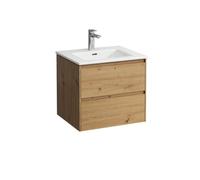 LAUFEN Pro S Set Lani Set complet 600, lavabo avec meuble sous-lavabo, 600x500x540mm, H8649642671041, Couleur: ChÃªne sauvage