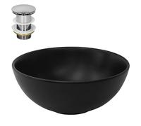 Lavabo ML-Design Ø 32x13,5 cm Noir Mat
