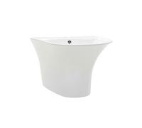 vidaXL Lavabo mural céramique émaillée blanc 470×450×370 mm