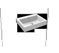 Kaldewei Puro lavabo 60x46 cm rectangulaire classique blanc brillant 901406003001