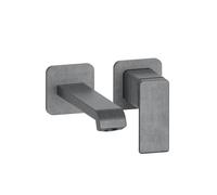 Lavabo Mural Profilo Avec Rosace Droit Bec 18.5 Up&D Metal Brosse Robinetterie PROFILO - CRISTINA ONDYNA PF25777