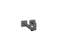 LAVABO MURAL PROFILO AVEC ROSACE DROIT BEC 22.5 UP&D BLACK MAT - CRISTINA ONDYNA PF25913