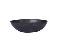 vidaXL Lavabo noir 53x40x15 cm marbre