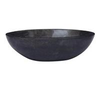vidaXL Lavabo noir 53x40x15 cm marbre