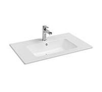 Lavabo plat Isvea SistemaT 10SL51081 trou pour robinet, trop-plein, 81 cm, blanc