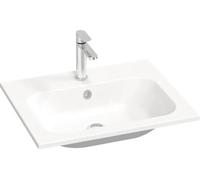 Lavabo pour meuble RAVAK Chrome marbre blanc 600 x 155 XJG01160001