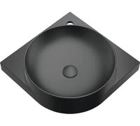 Lavabo RAVAK Yard, céramique noire, dimensions 450 x 450 x 125 mm, référence XJX0D245000