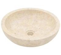 Lavabo rond - Lavabo sur colonne pour salle de bain - Autoportant, 40 x 12 cm - En céramique - Pour plan de vasque - Vert armée