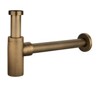 Lavabo, siphon, kit d'évacuation, robinet de salle de bain, tuyau de lavabo, laiton antique, siphon anti-odeurs, siphon en laiton, tuyau d'évacuation pour évier, accessoires Sanlingo