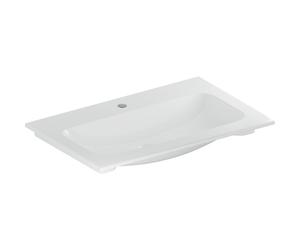 Lavabo slim Geberit iCon 75 cm sans trop plein et avec trou de robinetterie - GEBERIT 501.844.00.1