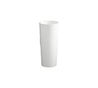 Lavabo sur pied Laufen SCOPIO H511CO47571111 400 x 500 x 900 mm, avec plage de robinetterie, un trou de robinetterie centré, sans trop-plein, blanc
