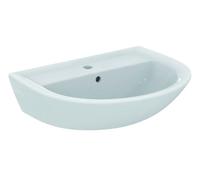 Lavabo ULYSSE en porcelaine blanche avec trop-plein 60x47 cm PORCHER P125601