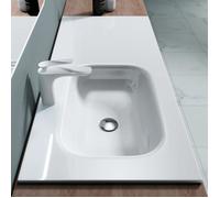 Lavabo vasque blanc 100cm à encastrer lave main doporro Colossum04 100x48x14cm