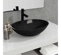Lavabo Verre 50x37x14 cm Transparent Vasque à Poser Lave-mains Toilette vidaXL