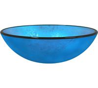Lavabo Verre trempé 42x14 cm Bleu
