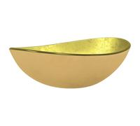 Lavabo Verre trempé 54,5x35x15,5 cm Doré