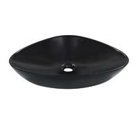 Lavabo vidaXL - Noir - 58,5 x 39 x 14 cm