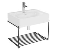 VitrA Bad – Lavabo Equal 64082 – 60 cm – avec support et étagère métallique