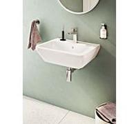 Lavabo VitrA Integra 7049L003-0001 55 x 45 cm, blanc, avec trop-plein/trou de robinetterie au centre