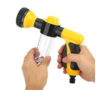 Lavage de Voiture à Jet Haute Pression, Pony Jet Karcher Neige Mousse Lance Mousse Pistolet à Eau Outil de Nettoyage Rondelle 6M Vert (Jaune)