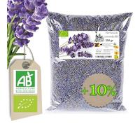 Lavande Bio séchée Naturelle - Fleur séchée 250gr Lavandin Grosso - Fleur séchée de Lavande Ecologique Naturelle pour désodorisant, Huile Essentielle, savons, cosmétiques, Bougies @Atlantis Organica