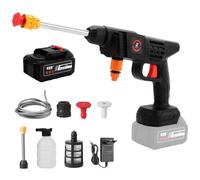 Lave-auto sans fil haute pression, puissance 200W, pression d'eau 50BAR, batterie 20000mAh