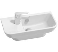 Lave-mains compact JACOB DELAFON Struktura | Céramique recy 10%). Lignes géométriques adoucies. Faible encombrement