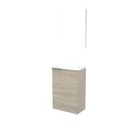 Lave-mains Hale - 40cm - Bois - Mélaminé - Livré En Kit